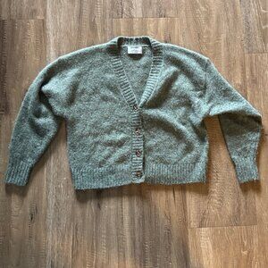 Dark Green Old Navy Cozy Cardigan Sweater